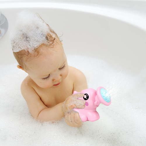 Kids Watering Can, Plastic Gardening Tool, Large Opening Easy Refill Watering Can for Kids Play and Bath Toy, Lightweight Durable Handle for Parent-Child Outdoor Activities