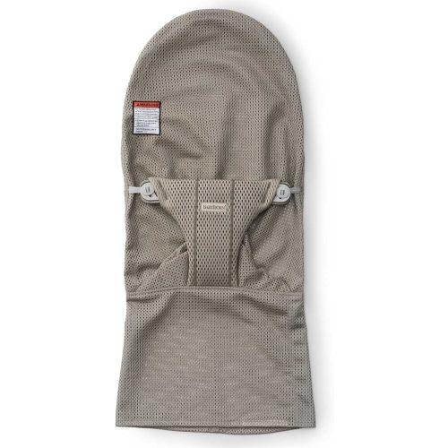 BabyBjörn Fabric Seat for Bouncer, Mesh, Gray Beige
