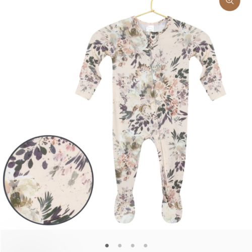 Hazel Zipper Footies