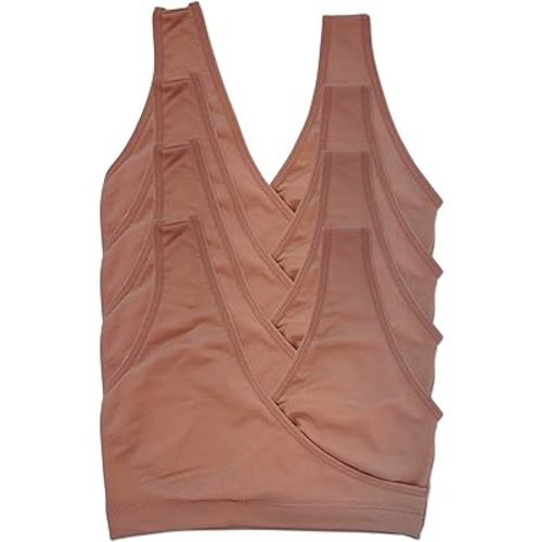 Caramel Cantina 4 Pack Nursing Maternity Women’s Sleep Comfort Bralette Bra