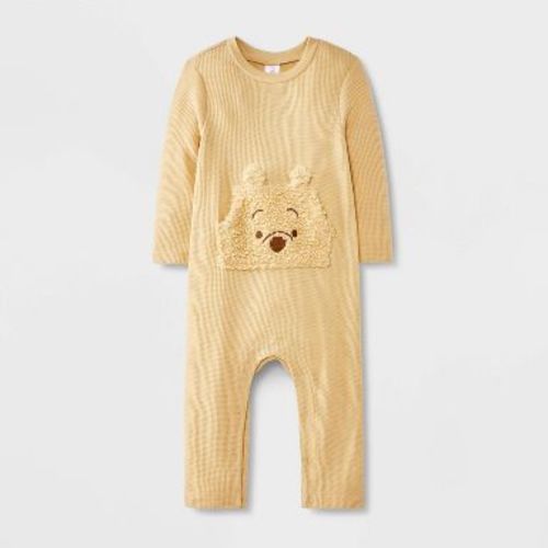 Baby Winnie the Pooh Romper - Cloud Island™ Beige 6-9M