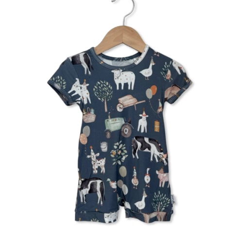 Farm Fiesta Shorty Romper