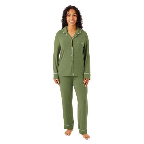 Dreammark Women's 2-Piece Notch Collar Pajama Set - Samsclub.com