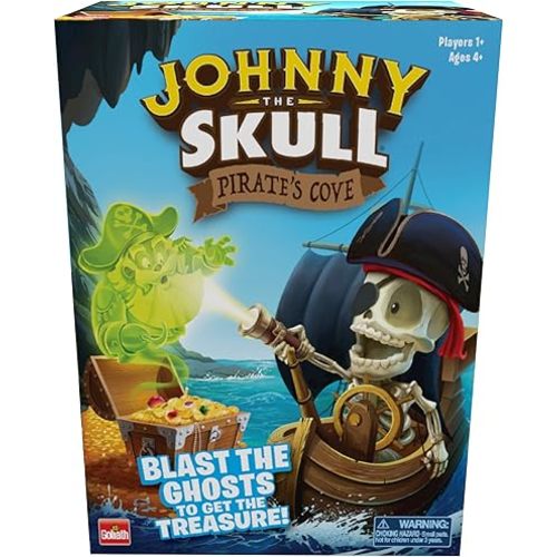 Johnny The Skull Pirate's Cove - Blast The Ghosts to Get The Treasure Game by Goliath