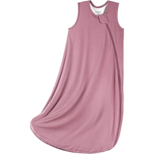 BubblePanda Modal Sleep Sack 6-12 Months 1.0 Tog Super Soft Toddler Sleep Sack for Babies 2-Way Zipper Baby Wearable Blanket