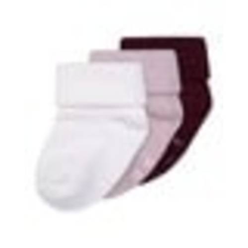 Medium Purple Underworks Baby Turnover Socks 3 Pack | Best&Less™ Online