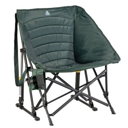 GCI Outdoor Puff Rocker Insulated Rocking Outdoor Portable Camping Chair - Hunter