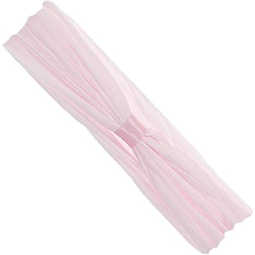 Wee Ones Baby Girls' Add-a-Bow Soft Stretch Nylon Baby Band, Light Pink, 0-6 Months
