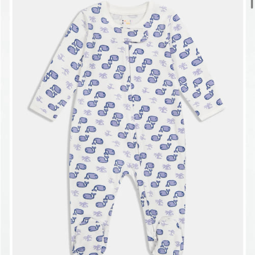 Infant Moby Zipper Footie