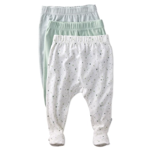 Fallon Footed Organic Cotton Assorted 3-Pack Pants