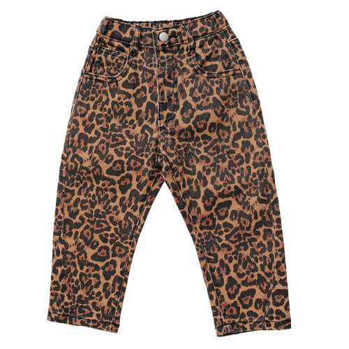 Cheetah Barrel Jeans | SBG Co.
