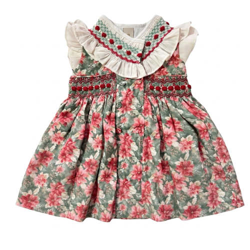 Christmas Florals Handsmocked Dress Preorder – Piccoli & Co ®