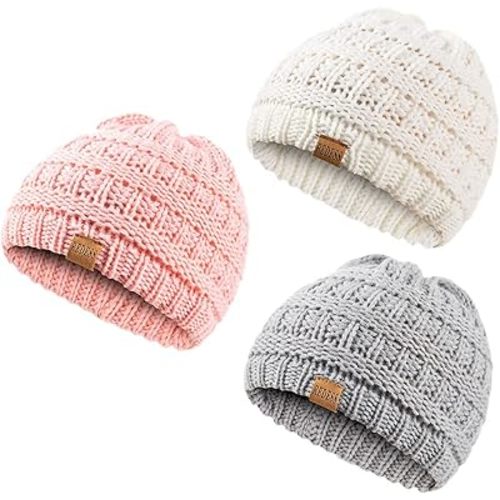 REDESS Baby Kids Winter Warm Hats, Infant Toddler Children Beanie Knit Cap Girls Boys