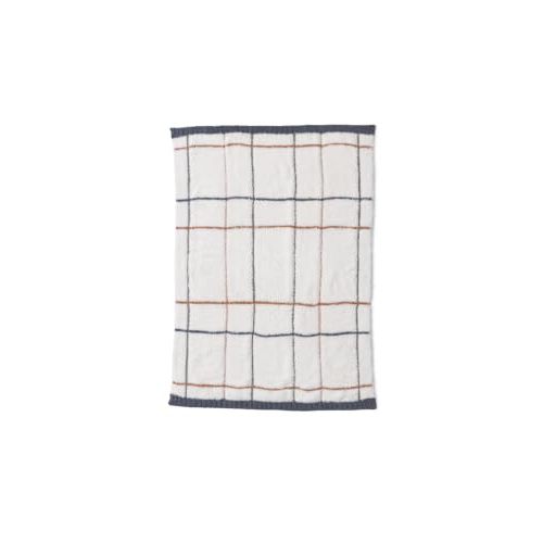 Barefoot Dreams® CozyChic® Multicolor Plaid Stroller Blanket, Cream Multi, 30"x40"