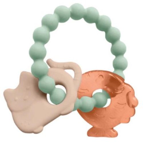 SARO Soft & Cool Water & Silicone Teether | Soothing Baby Teething Relief | Refrigeratable Sensory Toy