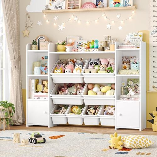 Toy Storage Organizer - White