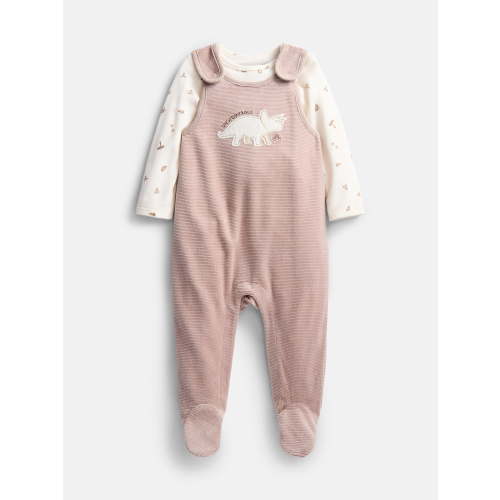 Jurassic World Infant Footed Overall Set, Sizes Newborn-6/9M