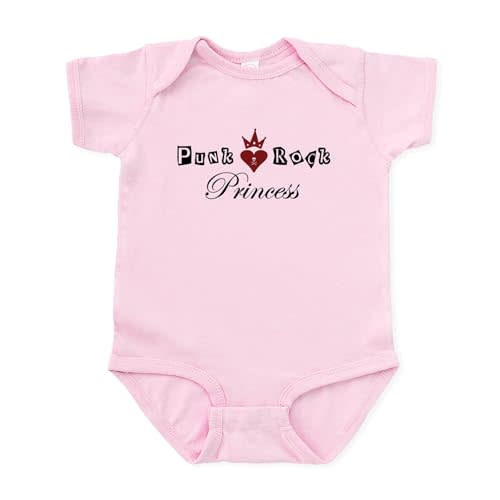 CafePress Punk Rock Princess Baby One Piece Cute Infant Bodysuit Baby Romper