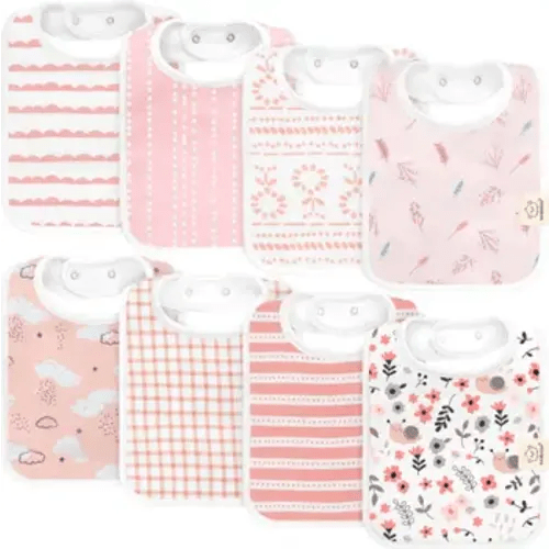 8-Pack Coast Drool Bibs