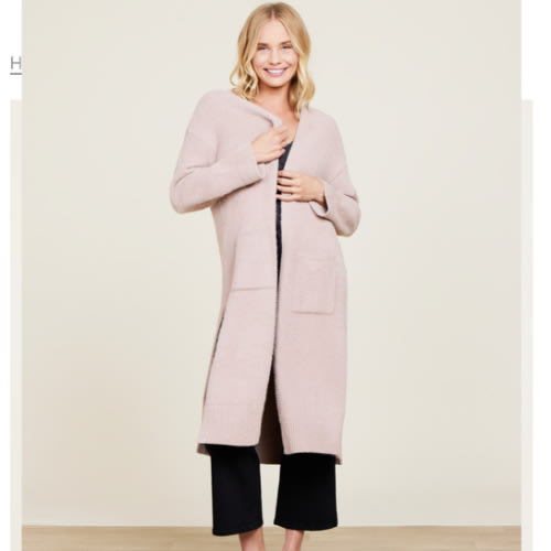 CozyChic® Luxe High Slit Cardigan