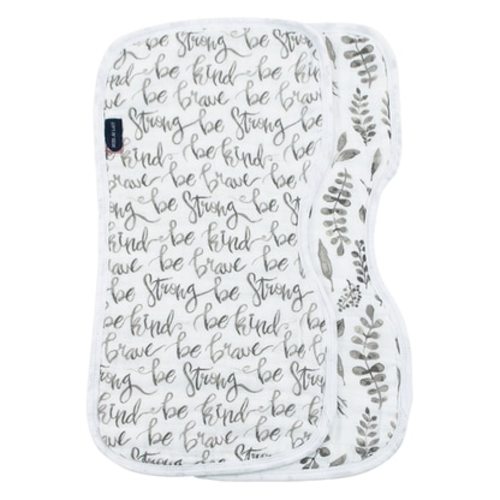 Burp Cloths, Just Be/Leaves