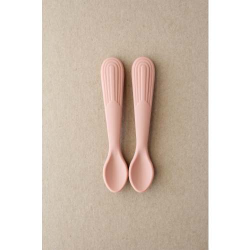 Rainbow Silicone Spoon - Cameo – littleCHEW