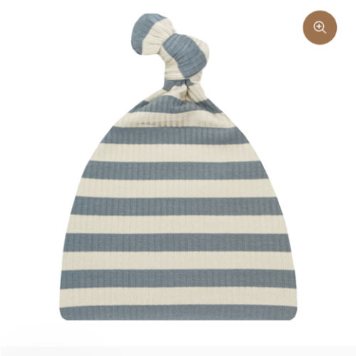 Lincoln Ribbed Top Knot Hat