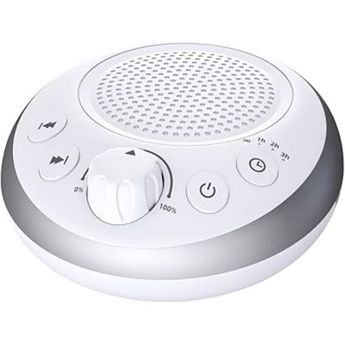 Loud Pink Noise Machine Sleep Machine Nostop 30 Soothing Sounds for Baby Kids Adults Sleep Pinknoise Machine 36-Level Vol Auto-Off Timer Memory Function for Home Travel Office