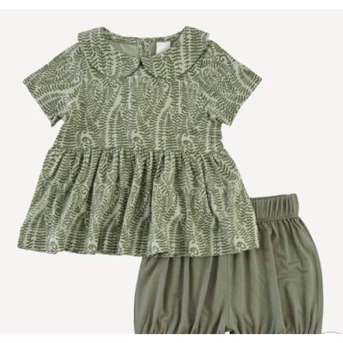 Kate Quinn Short Sleeve Top & Bubble Short Set