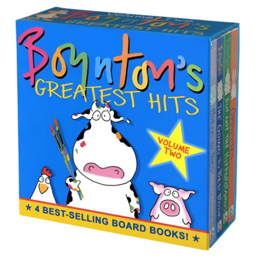 Boynton's Greatest Hits The Big Yellow Box (Boxed Set): The Going to Bed Book; Horns to Toes; Opposites; But Not the Hippopotamus by Sandra Boynton, Board Book | Barnes & Noble®