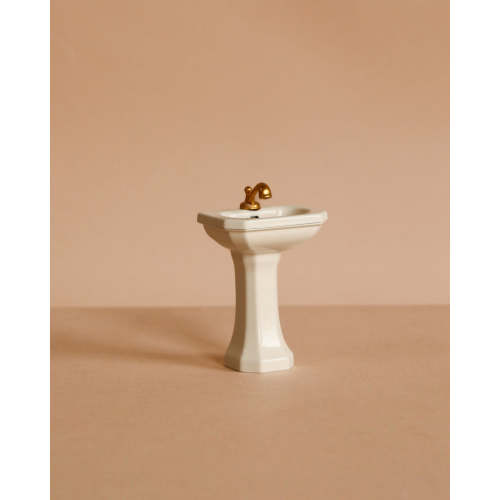 Maileg Bathroom Sink, Mouse Size - Off White