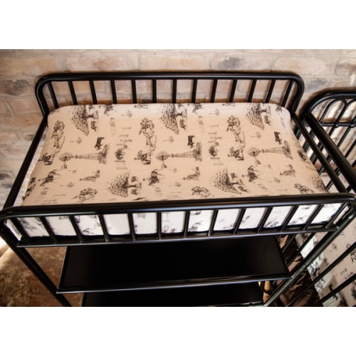 Heaven on Earth Bamboo Muslin Changing Pad Cover – Cowkid Clothing Company
