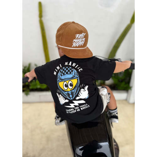 Mini Maniac T-Shirt - Black | Little Trouble