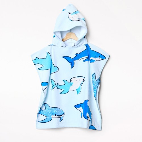 Shark Poncho Towel