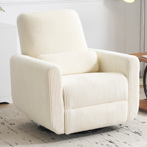 Latitude Run® 360° Swivel Recliner With Heating And Massage | Wayfair