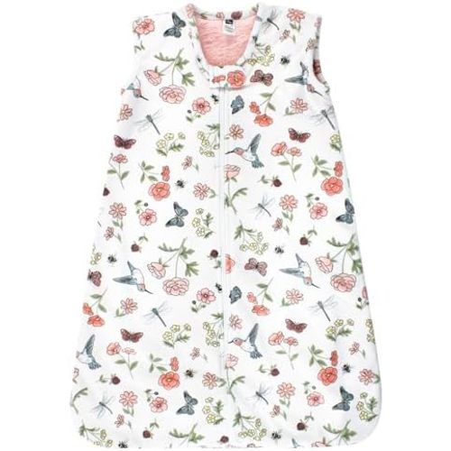 Hudson Baby Infant Girls Long Sleeve Plush Faux Fur Sleeping Bag, Wearable Blanket