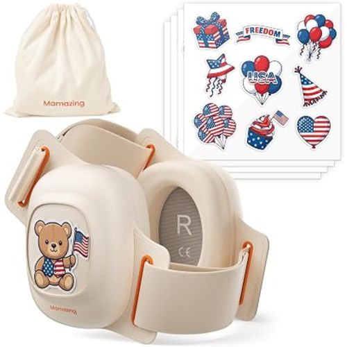 MAMAZING Baby Ear Muffs for Newborns to Toddlers 3-48 Months, 25dB Noise Cancelling Headphones for Airplane Travel, Party and Fireworks, Soft & Adjustable Baby Hearing Protection, CE & ANSI Certified
