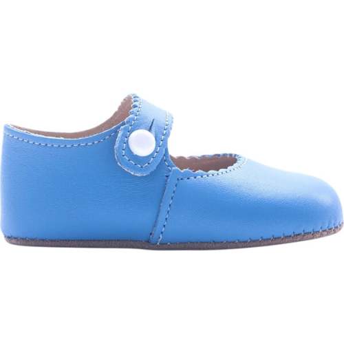 Emma British Pre-Walker Baby Girl Shoe - Porcelain Blue - Britannical | Maisonette