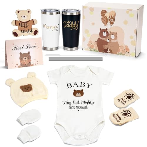 13pcs Baby Shower Gift for New Parents, Gender Reveal Gift Pregnancy Gift | New Mom Care Package, New Mom Gifts for Women, Baby Welcome Box for Expecting Mom, First Time Moms Gift Box