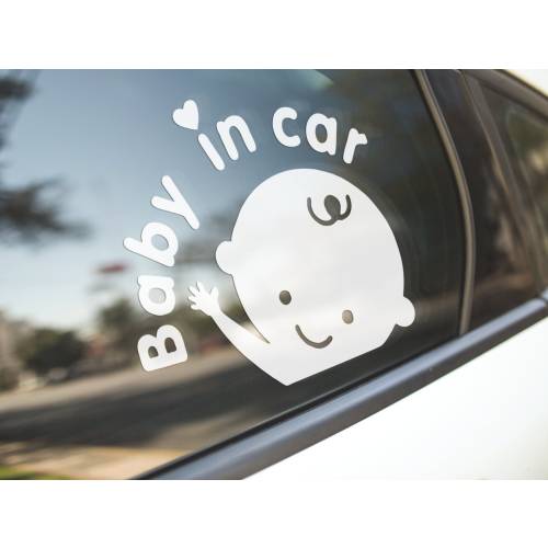 Baby in Car Vinyl Car Truck Decal Window Sticker Vehicle Décor Car Accessories New Born Gifts