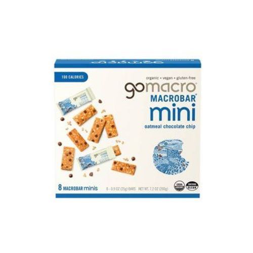 GoMacro Oatmeal Chocolate Chip Minis Protein Bar - 7.2oz