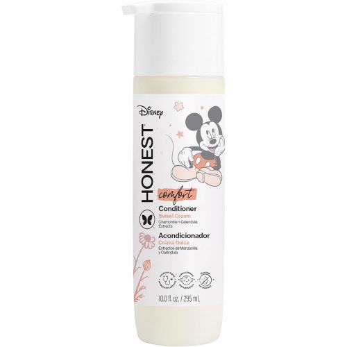 The Honest Company Silicone-Free Conditioner Gentle Enough for Baby Dermatologist Tested Tear Free Hypoallergenic Disney’s Mickey Mouse Comfort Sweet Cream 10 fl oz