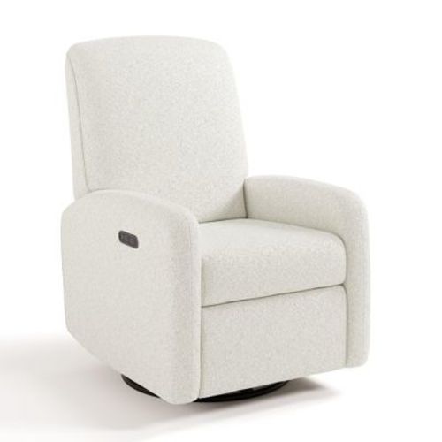 Graco Bellwood Power Recliner Swivel Glider Ivory Boucle
