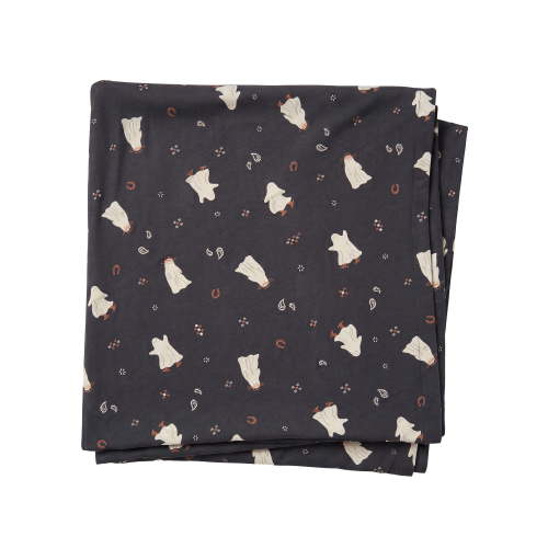 Modern Moments by Gerber Baby Neutral Halloween Swaddles, One Size, Asphalt Ghost