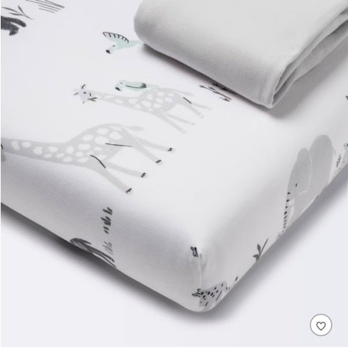 Pack n Play Bedding | Soft Cotton Sheets for Kids