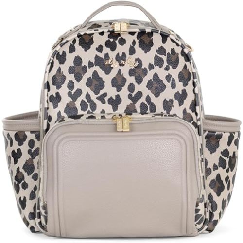 Itzy Ritzy Unisex Baby Mini Plus Diaper Bag, Leopard