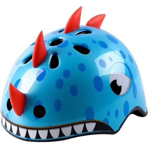 Toddler Kids Bike Helmet, Adjustable and Multi-Sport, 3 Sizes for Ages 1-2-3-5-8-14 Years Child Infant Boys Girls