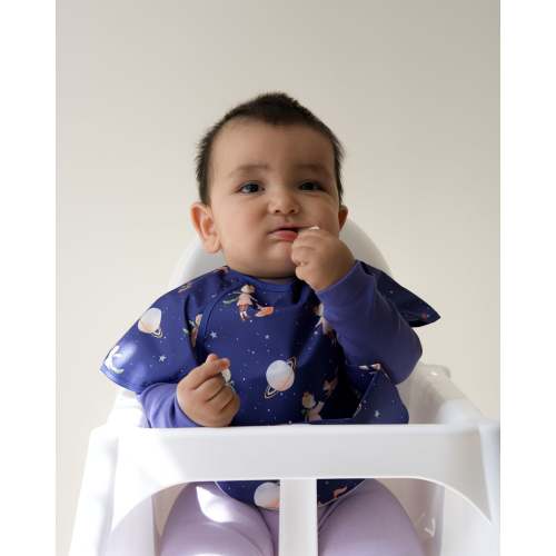 Waterproof Coverall Smock Bib Short Sleeves - Little Prince