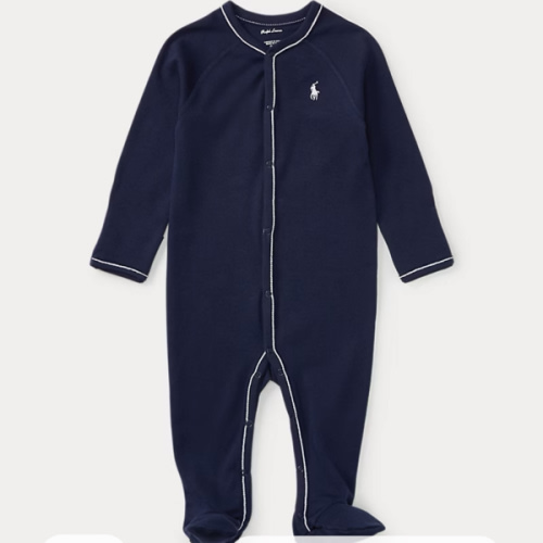 Cotton Jersey Footed Coverall | One-Pieces Baby | Ralph Lauren