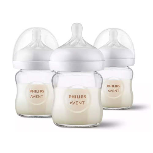 Biberon Verre Naturel 4oz Paquet de 3 - Philips Avent – CLÉMENT